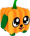 Neon Pumpkin Doggy