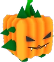 Neon Pumpkin Golem