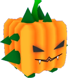 Neon Pumpkin Golem