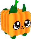 Neon Pumpkin Kitty