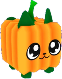Neon Pumpkin Kitty