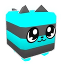 Shiny Candy Cane Kitty