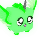 Shiny Cartoon Unihorn