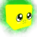 Shiny Magenta Cube