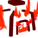 Shiny Mythic Demonic Fireplace