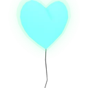 Shiny Pink Heart Balloon
