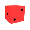 Shiny Red Dice