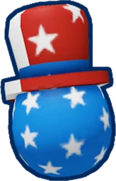 4x Luck Patriotic Egg