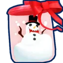 Festive Snow Jar
