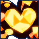 Mythic Neon Crystal Heart