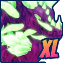Mythic XL Emerald Crystal Dragon