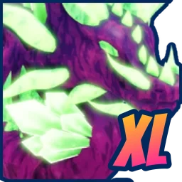 Mythic XL Emerald Crystal Dragon