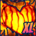 Mythic XL Peppermint Heart