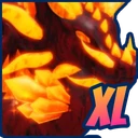 Mythic XL Ruby Crystal Dragon
