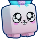 Shiny Bow Egg Bunny