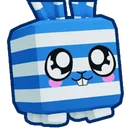 Shiny Candycane Bunny