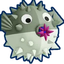 Shiny Carrot Pufferfish