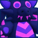 Shiny Dark Dragon Plushie