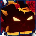 Shiny Darkness Rose