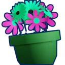 Shiny Flower Pot