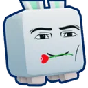 Shiny Man Face Bunny