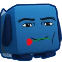 Shiny Man Face Dogcat