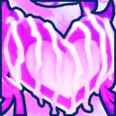 Shiny Mythic Peppermint Heart