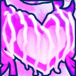 Shiny Mythic Peppermint Heart