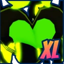 Shiny Mythic XL Blackened Heart