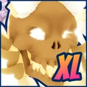 Shiny Mythic XL Wolf Skull