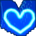 Shiny Retro Soul Heart