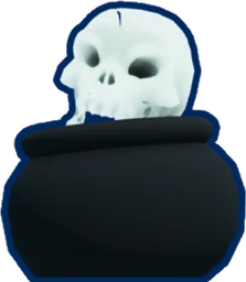 Shiny Skull Cauldron