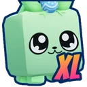 Shiny XL Bow Kitty