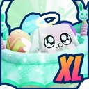 Shiny XL Bunny Basket