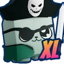 Shiny XL Captain Kitty