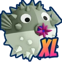 Shiny XL Carrot Pufferfish