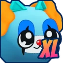 Shiny XL Clown Round