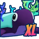 Shiny XL Coral Turtle