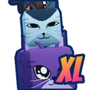 Shiny XL Crazy Cat Stack