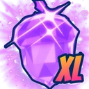 Shiny XL Crystal Acorn