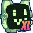 Shiny XL Cyber Kitty