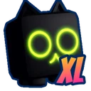 Shiny XL Dark Kitty