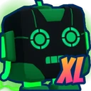 Shiny XL Dark Robot