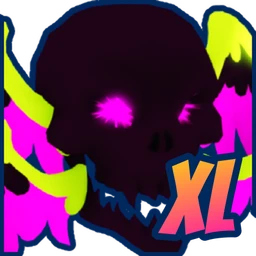 Shiny XL Darkened Skull