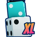 Shiny XL Dice Stack