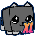 Shiny XL Doodle Kitty