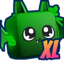 Shiny XL Emerald Bat