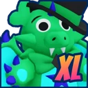 Shiny XL Fancy Dragon Plushie
