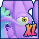 Shiny XL Floral Kraken