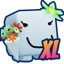 Shiny XL Flower Girl